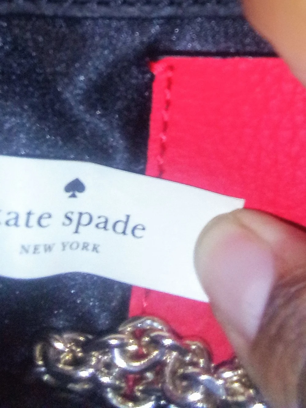 kate spade Black and White Printed Bow Clutch